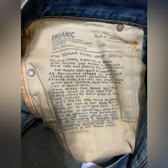 Nudie Jeans Co. Frayed Open-Cut High-Waist Women Jeans Size 30/34 - Picture 12 of 13